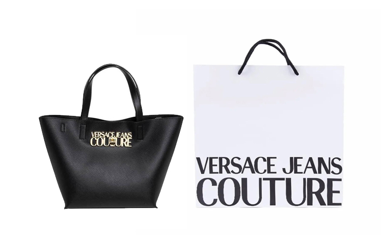 

Полиуретановая сумка тоут, шоппер, сумка через плечо, кроссбоди, женская сумка black VERSACE JEANS COUTURE, Shopping Bag Set(Set+Shopping Bag)