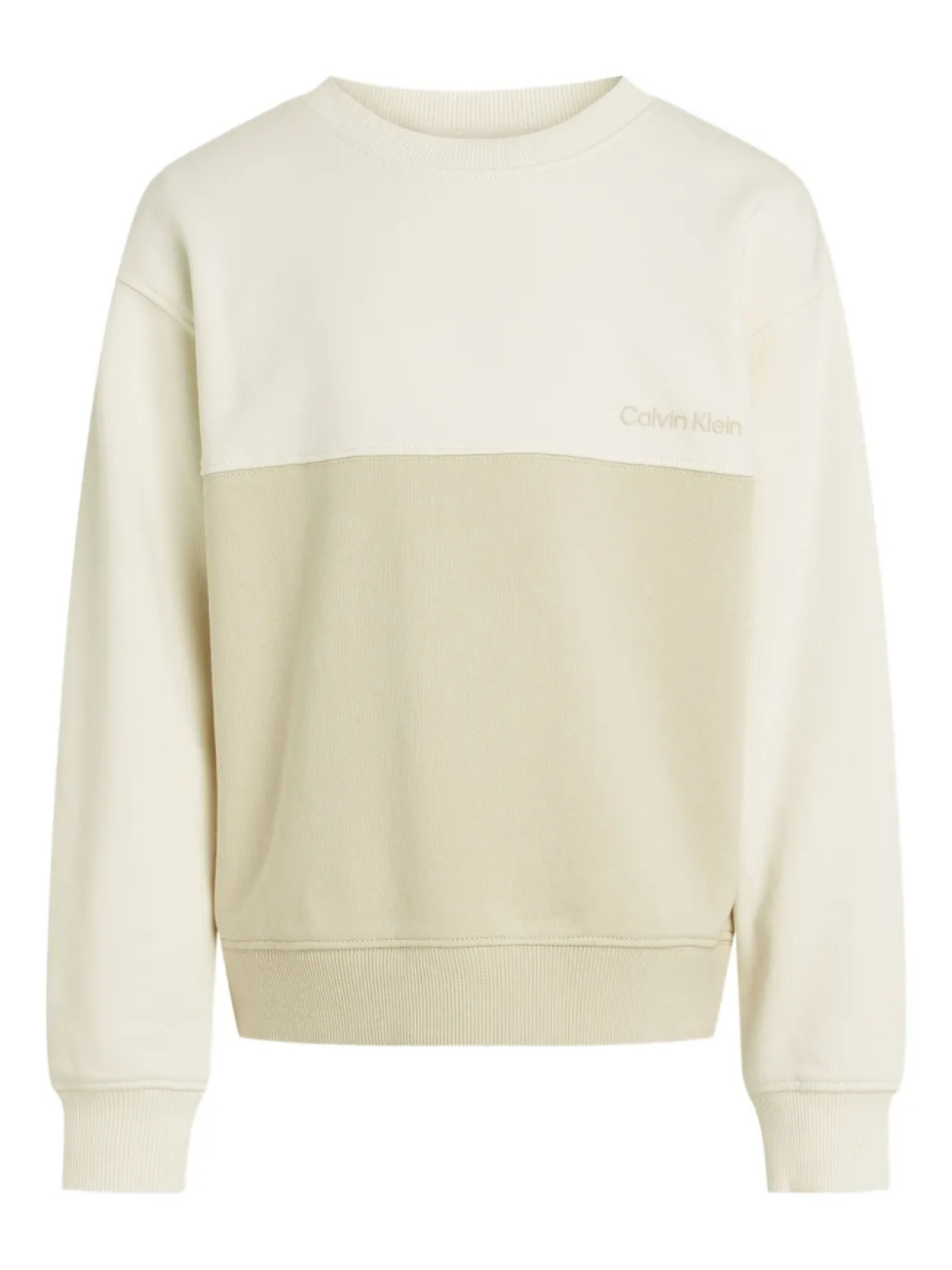 

Calvin Klein Kids толстовка в стиле колор-блок, нейтральный