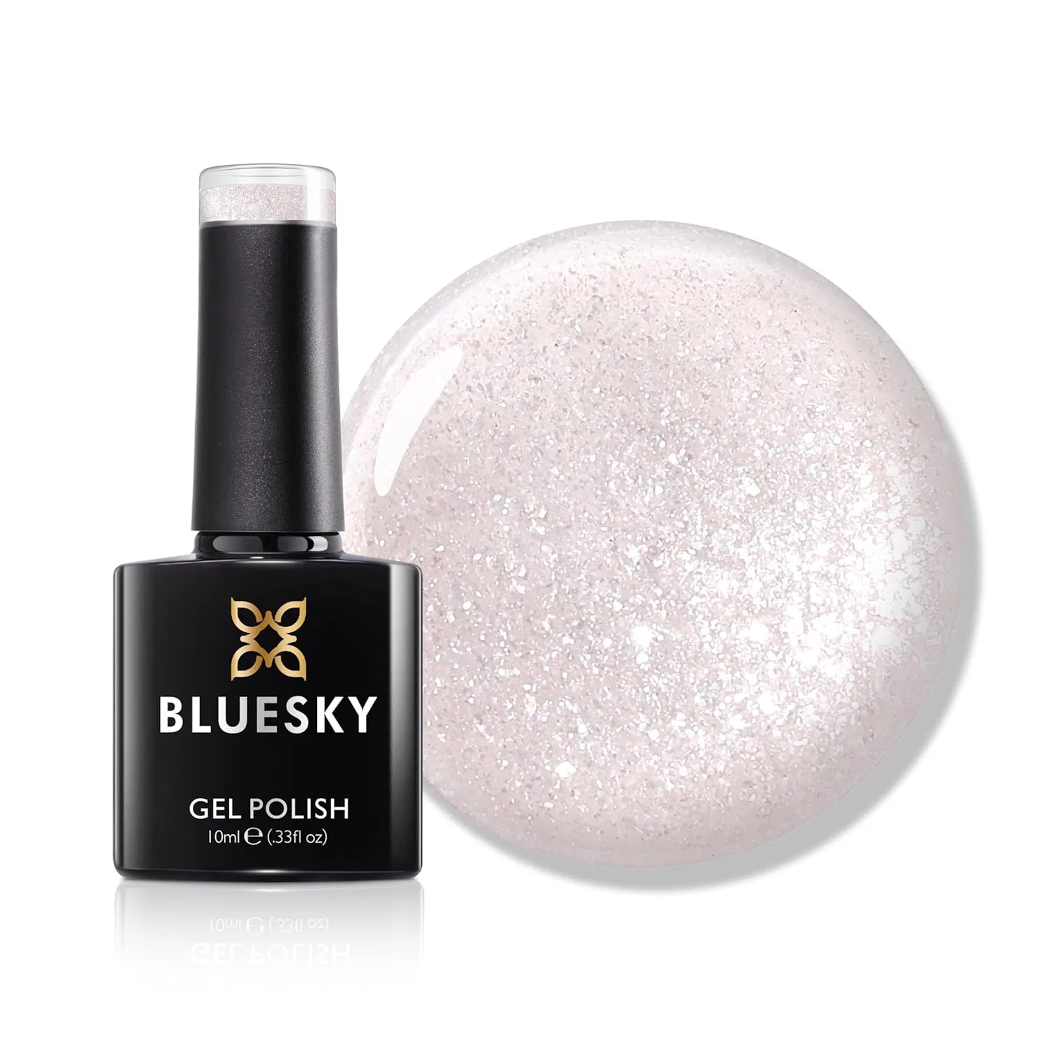 Гель-лак для ногтей Bluesky High Gloss UV & LED, 10 мл Bluesky, Nude Shimmer - Ss2602