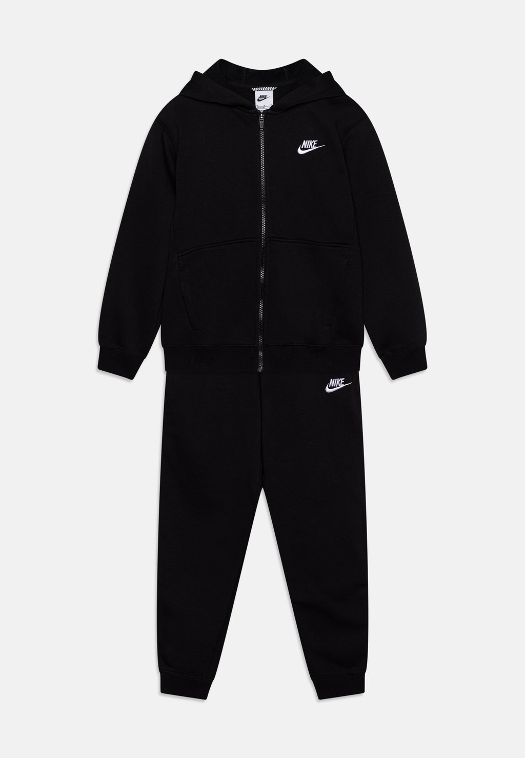 

Теплый Club Tracksuit Unisex Set Nike, черный/белый