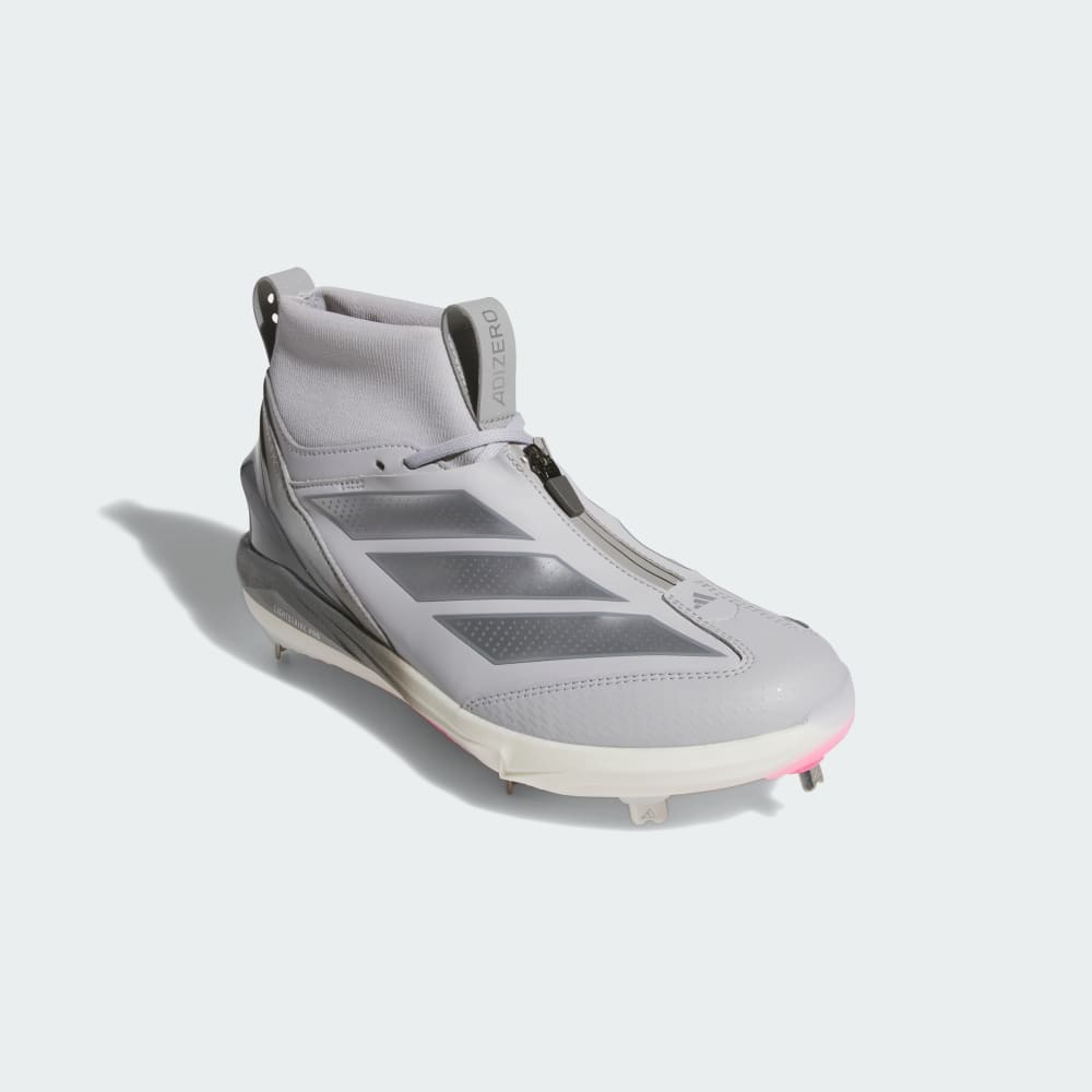 Кроссовки Adidas Adizero Impact+ 2.0 Cleats, цвет Team Light Grey/Silver Metallic/Team Grey Four — фото 4
