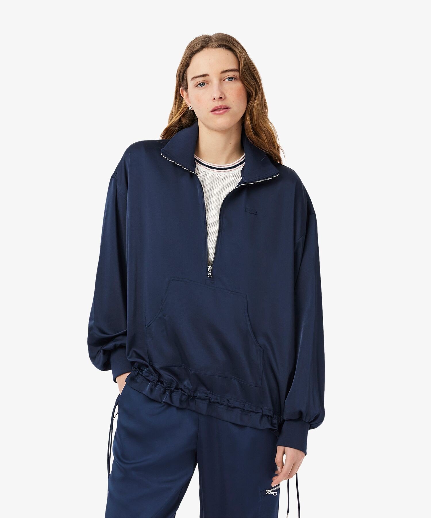 Анорак Lacoste с воротником-стойкой, Navy