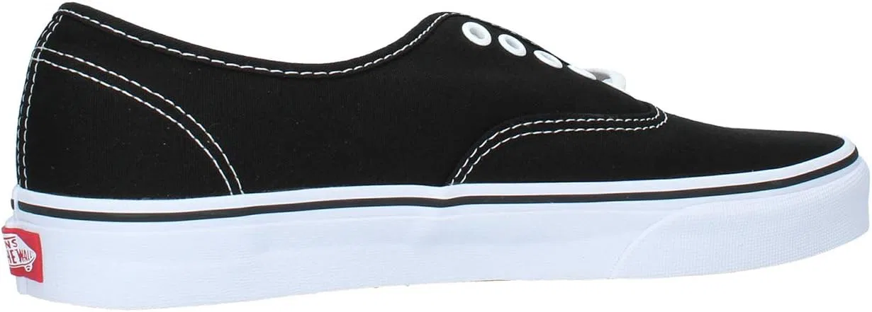 Кроссовки Vans - U Authentic Shoes in, Black (Black/White) — фото 3