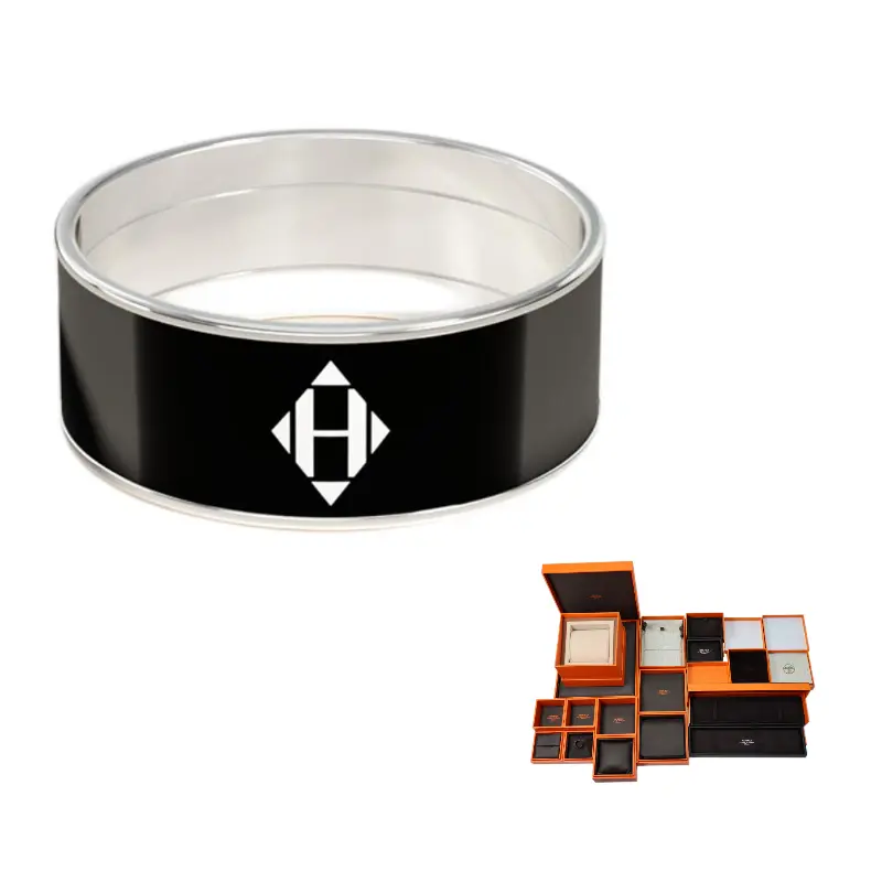 

HERMES Позолоченные кольца Palladium для женщин черные