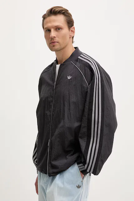 Олимпийка спортивная мужская Adidas Originals, черный — фото 4