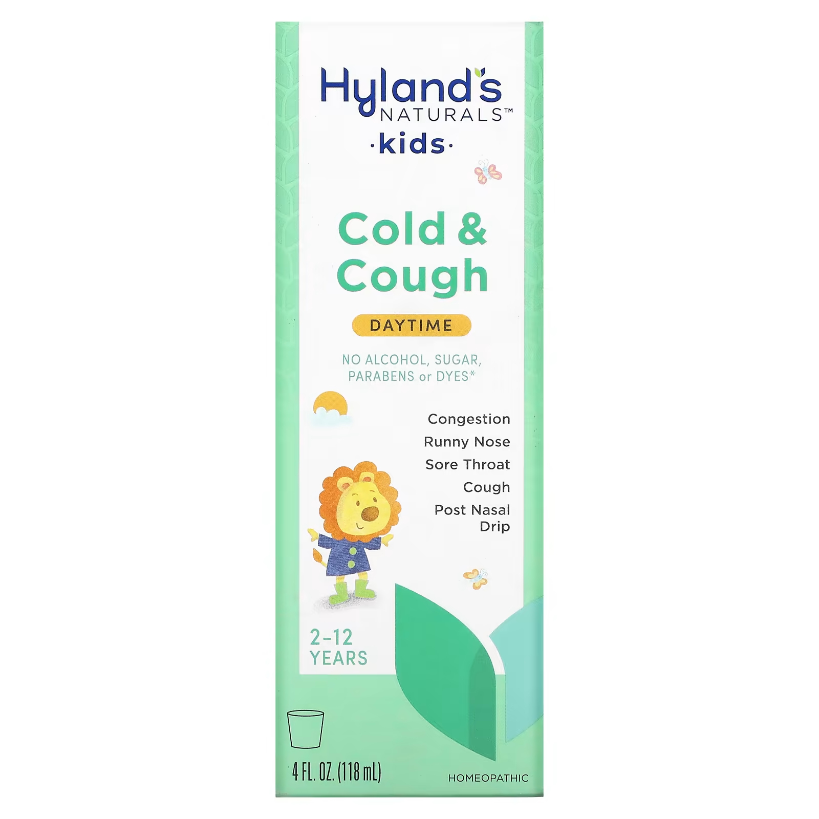 

Средство Hyland's Naturals Kids Cold & Cough Daytime для детей