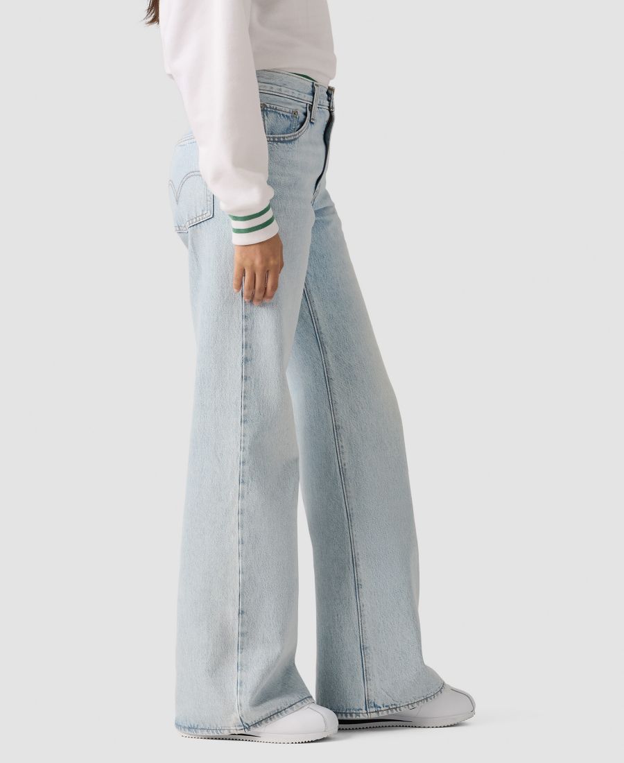 Женские джинсы средней посадки с расклешенными штанинами (Middy Loose Mid Rise Bootcut Jeans) Levi's, Abraided — фото 2