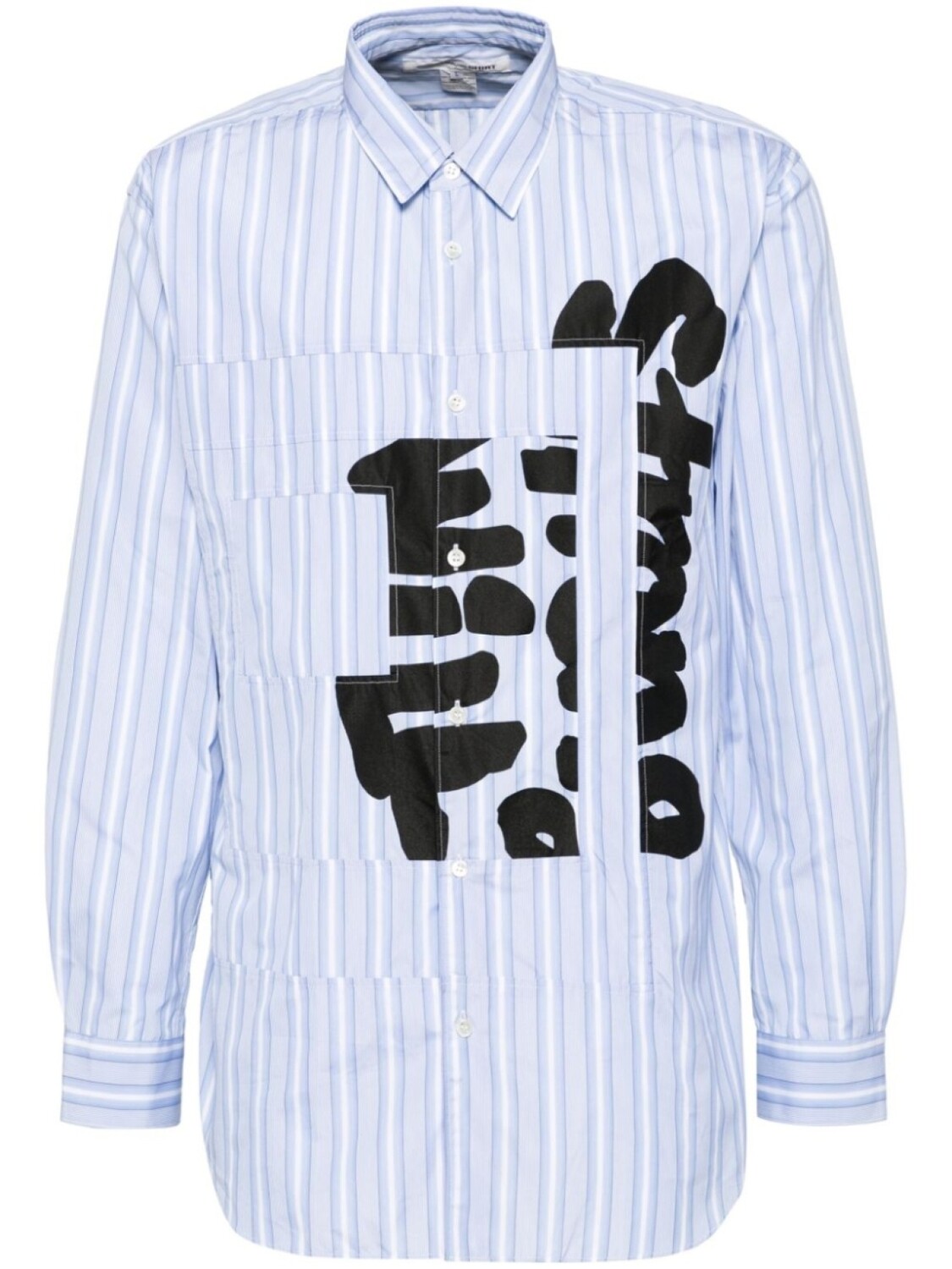 

Comme Des Garçons Shirt рубашка в полоску, синий