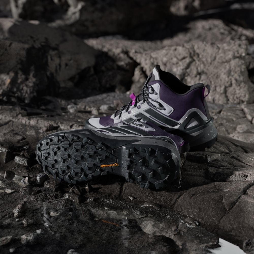 Ботинки Adidas Terrex Skychaser Mid GORE-TEX Hiking Shoes, цвет Aurora Plum/Carbon/Purple Burst — фото 3