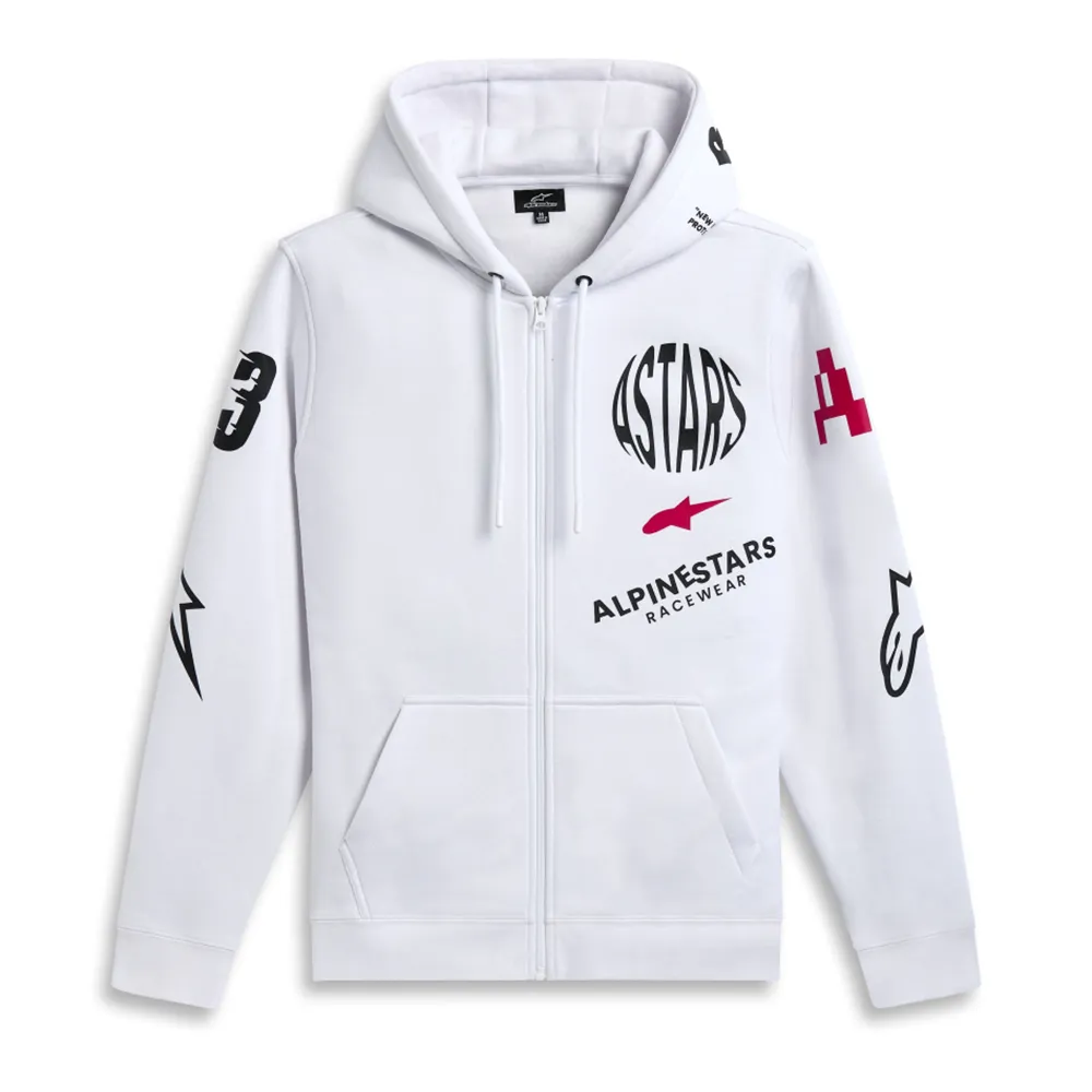 

Толстовка Alpinestars Variegate full zip, белый