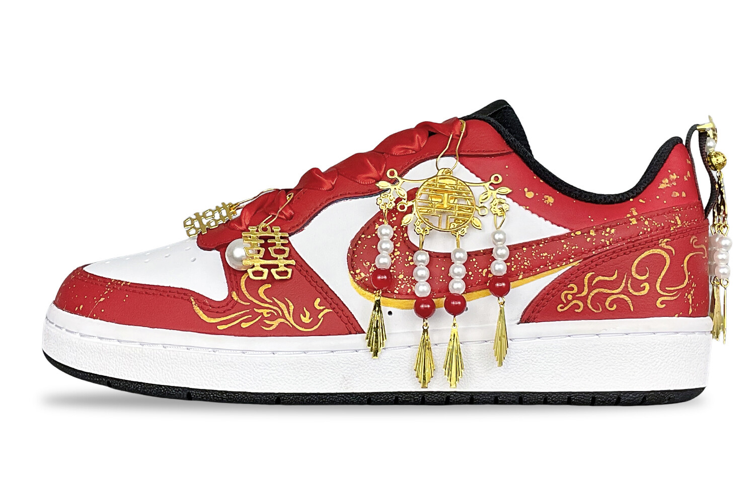 

Обувь для скейтбординга Court Borough для детей, начальная школа Nike, цвет Auspicious Dragon and Phoenix