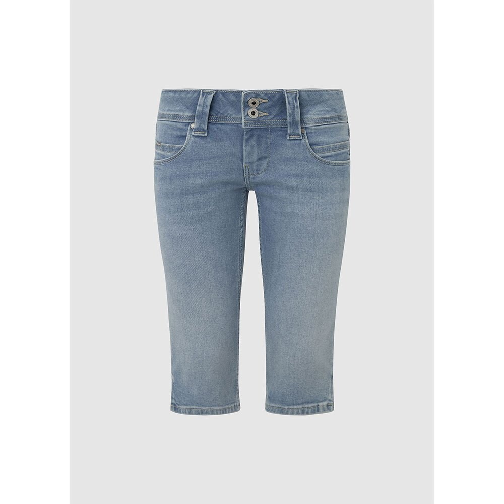 

Шорты Pepe Jeans Slim Crop Lw Fit denim, синий