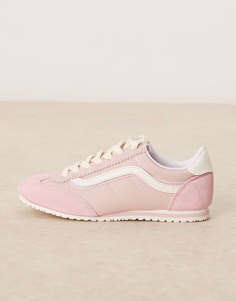 Кроссовки Vans Super Lowpro из замши Terrace в светло-розовом цвете — фото 2