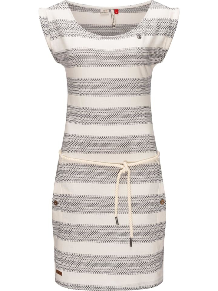 

Короткое платье ragwear Sommerkleid Tag Blockstripes Intl., белый