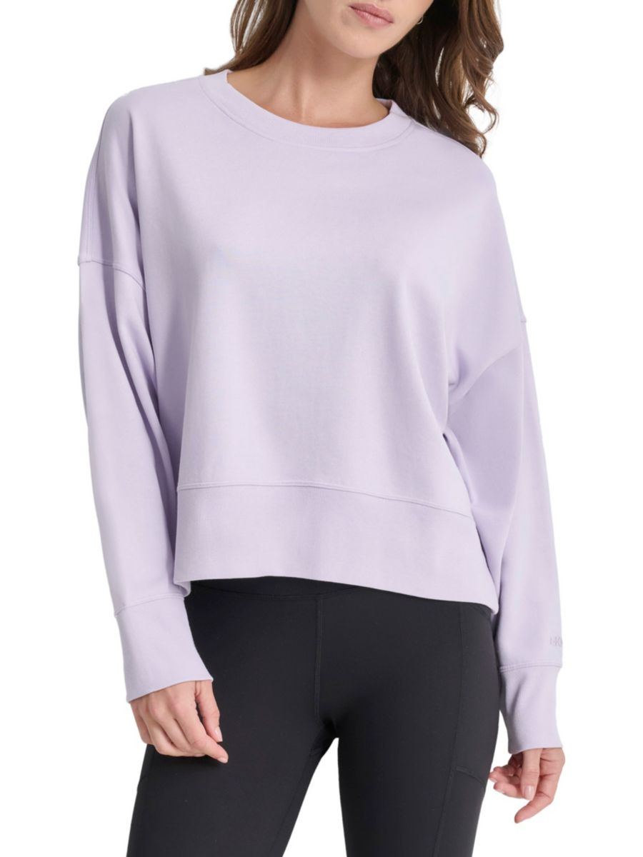 

Толстовка с заниженной линией плеч DKNY, цвет Orchid
