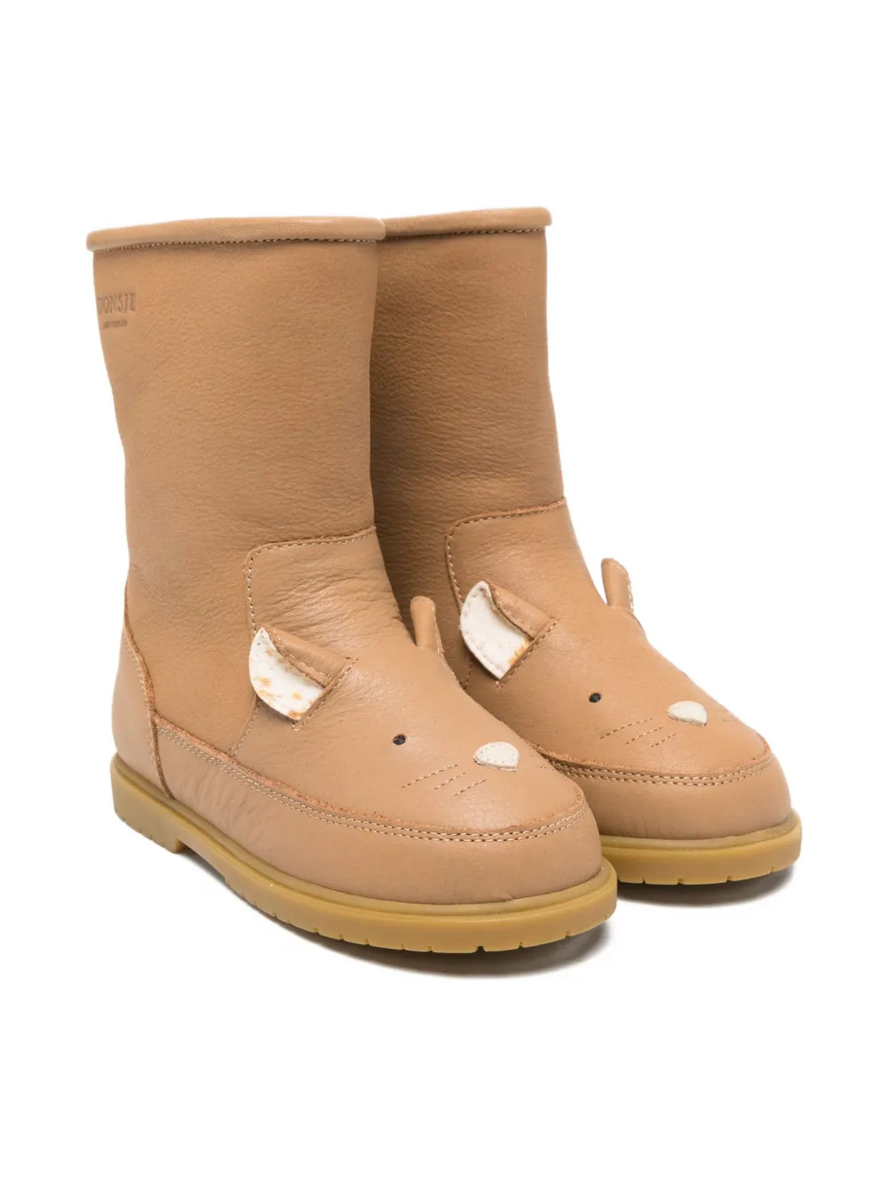 

Кожаные ботинки с мордочкой мыши Donsje, нейтральный