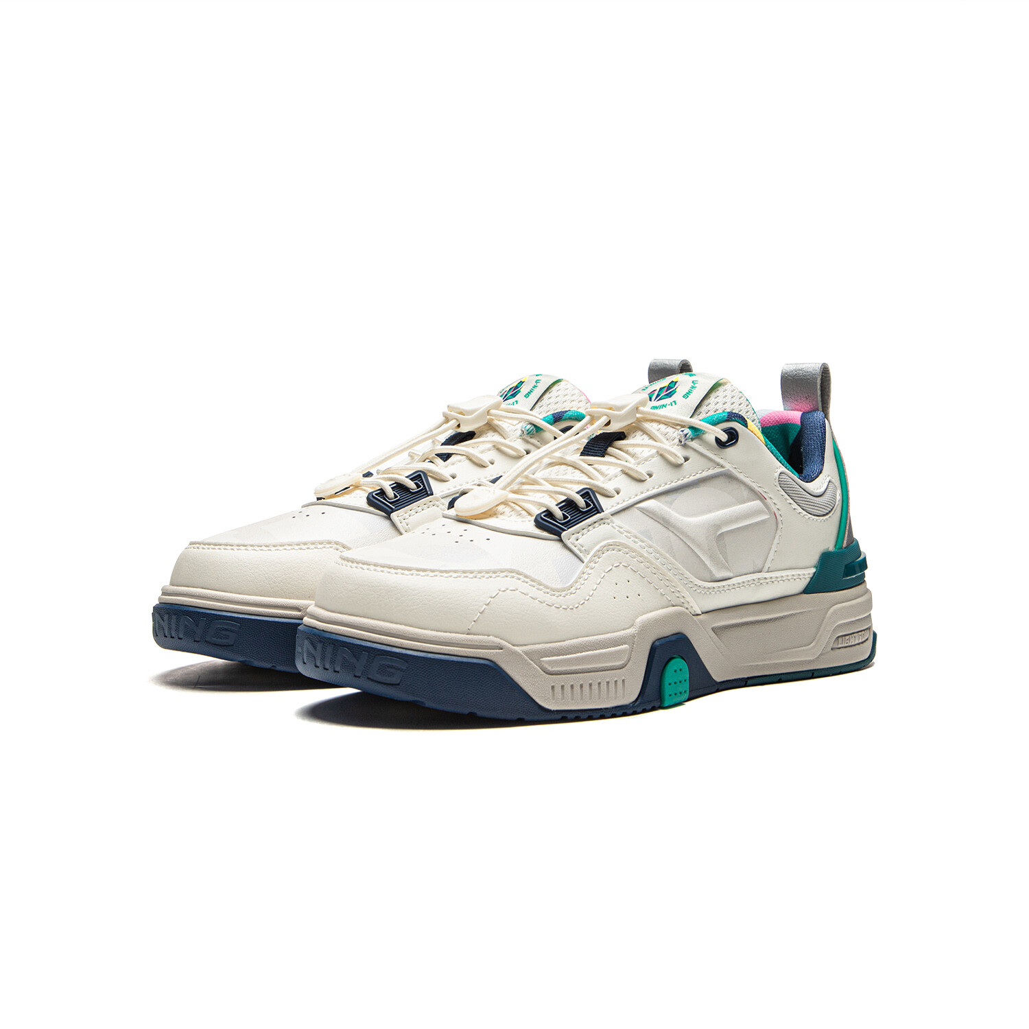 Детские кроссовки для скейтбординга GS Low-top Off White Lining Young, цвет Off White — фото 3