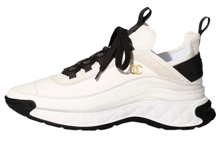 

Кроссовки женские Chanel Lifestyle Low-top, белый / черный