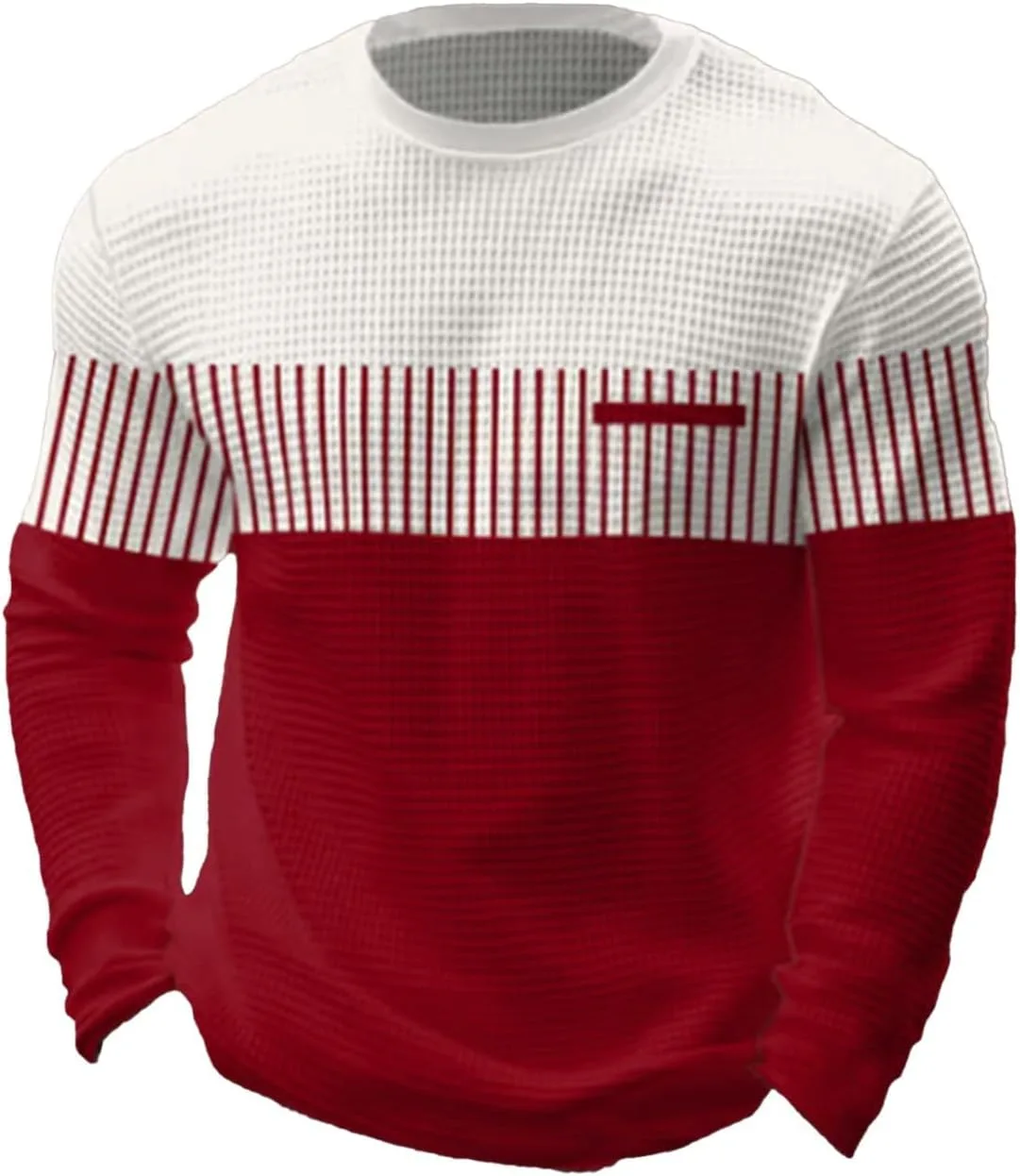 

Мужская футболка с цветными блоками, Casual, длинный рукав