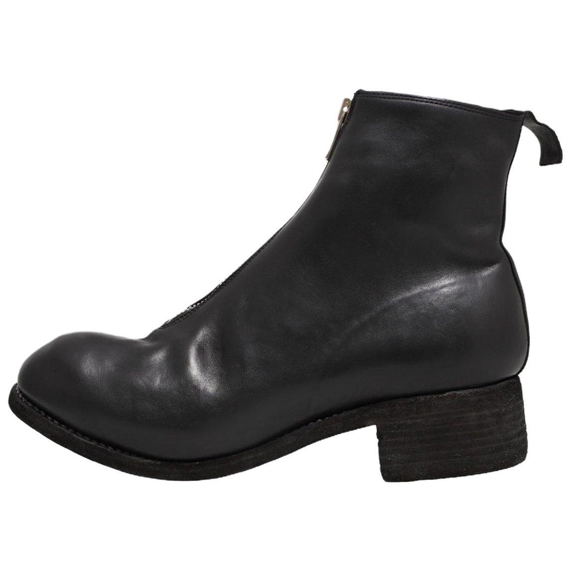 

GUIDI Ботильоны PL1 4,5 см, мужские, черные
