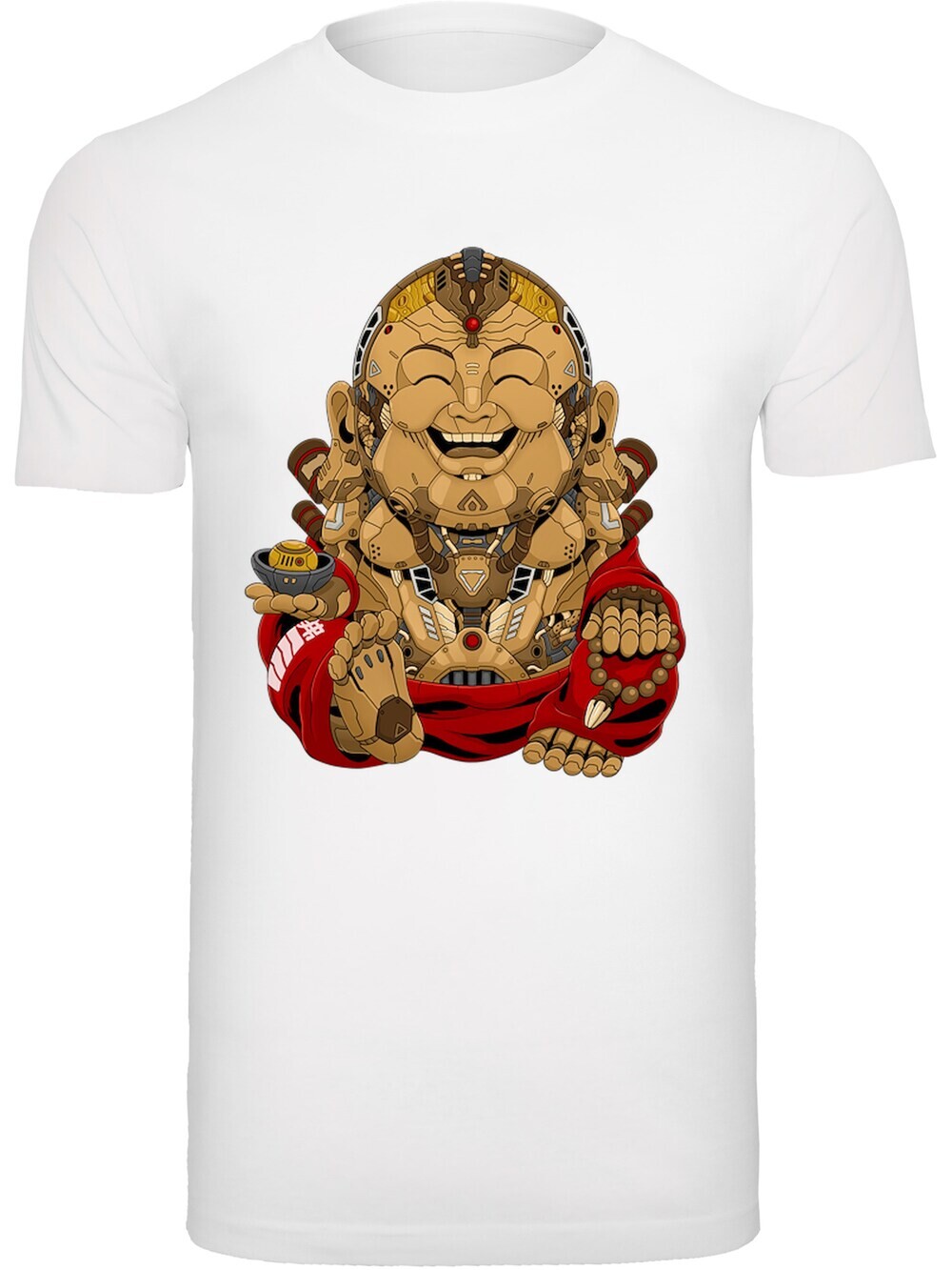 

Футболка F4Nt4Stic Happy Cyber Buddha, белый
