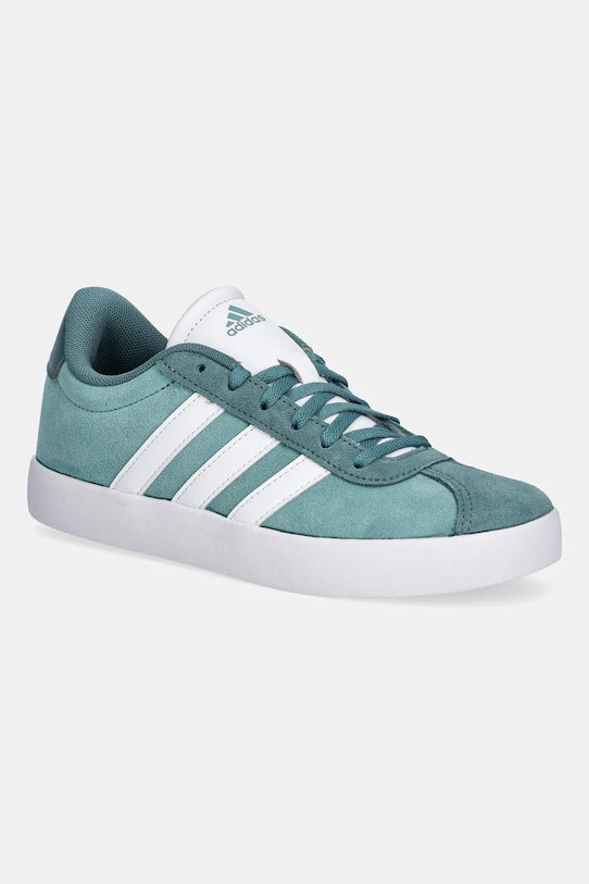 

Детские замшевые кроссовки VL COURT 3.0 Adidas, бирюзовый