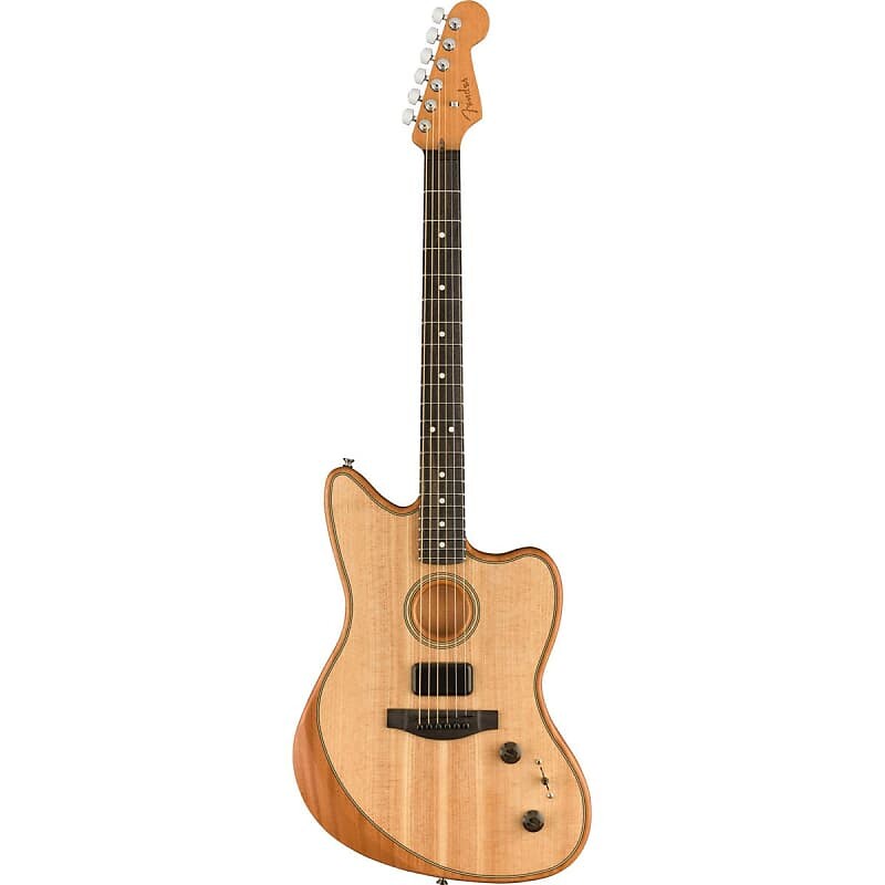 

Акустическая гитара Fender American Acoustasonic Jazzmaster Acoustic Electric Guitar, Ebony Fingerboard, Natural