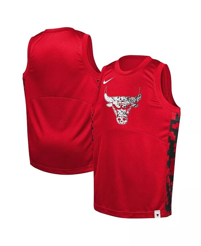 

Футболка стартовой пятерки команды Big Boys and Girls Red Chicago Bulls Courtside Nike