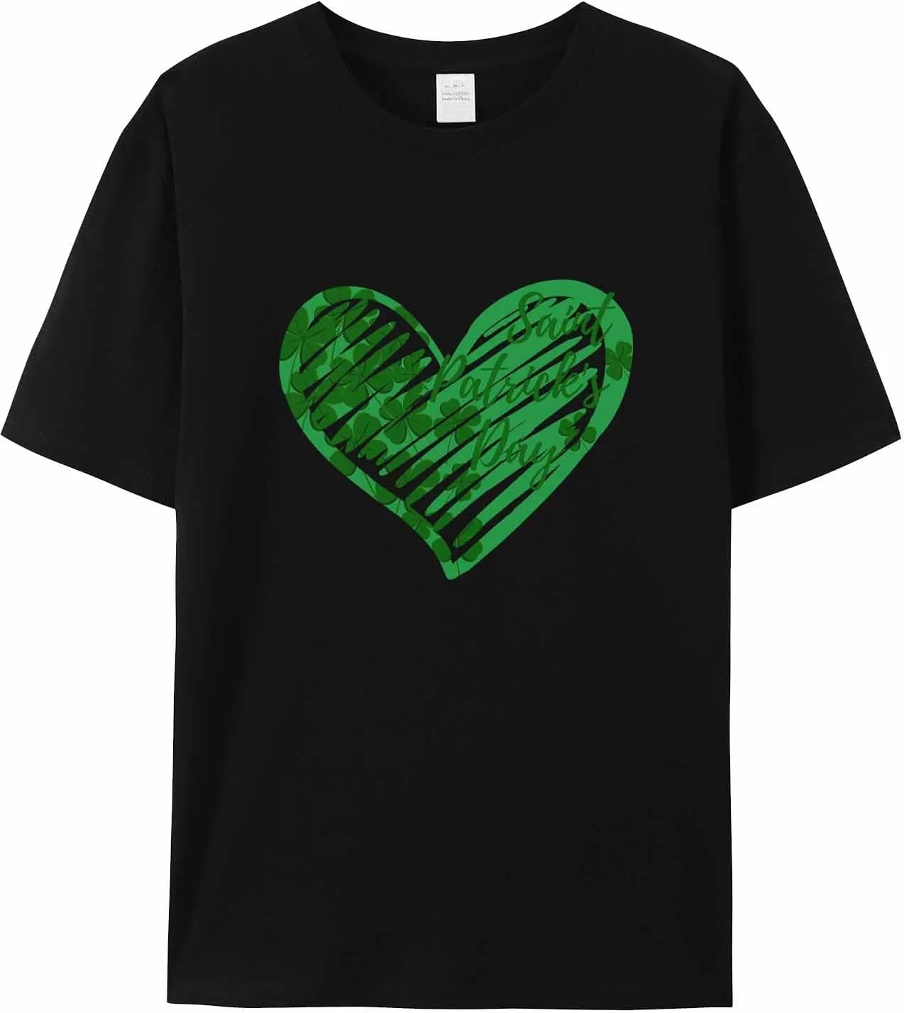 

Мужская футболка Green Heart Shamrock с коротким рукавом jdudh