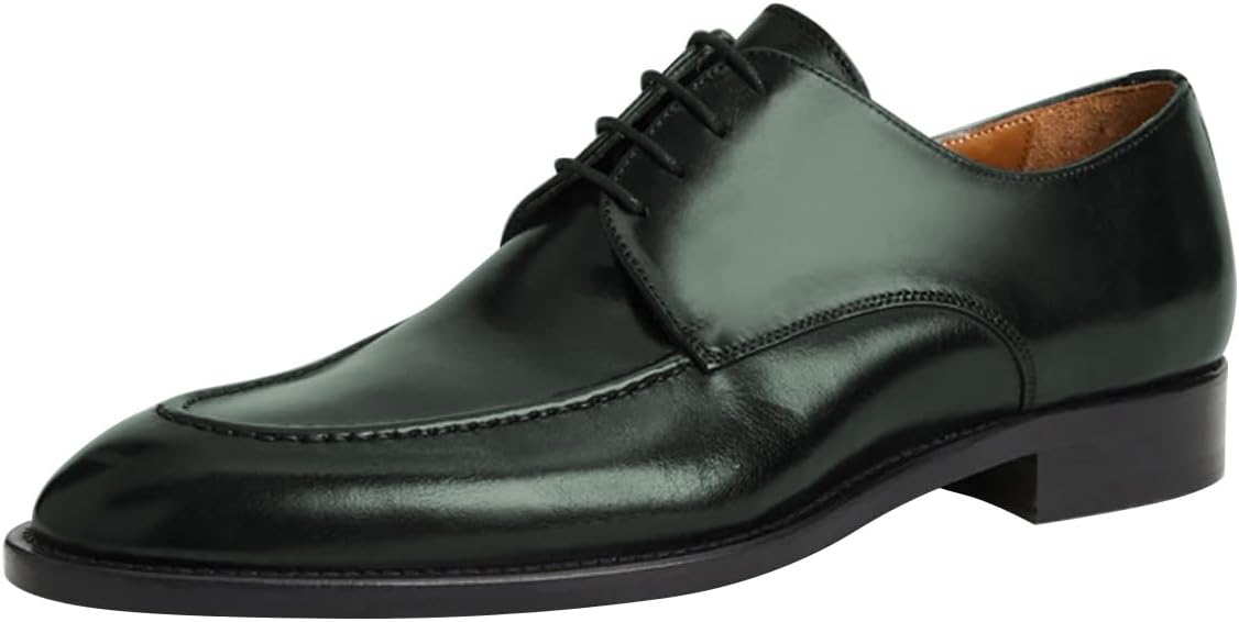 

Мужские туфли FSJ, смокинговые, закрытый носок, низкий каблук, классические дерби на шнуровке для ежедневной ходьбы, формальные деловые оксфорды, размер 4-16 US, зеленый