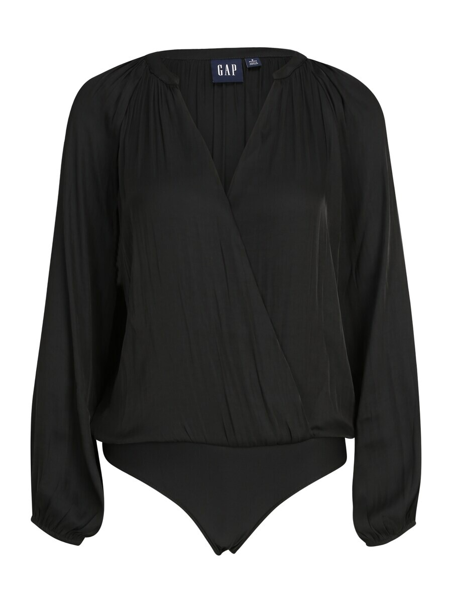 

Блузка Gap Petite Blouse Bodysuit, черный