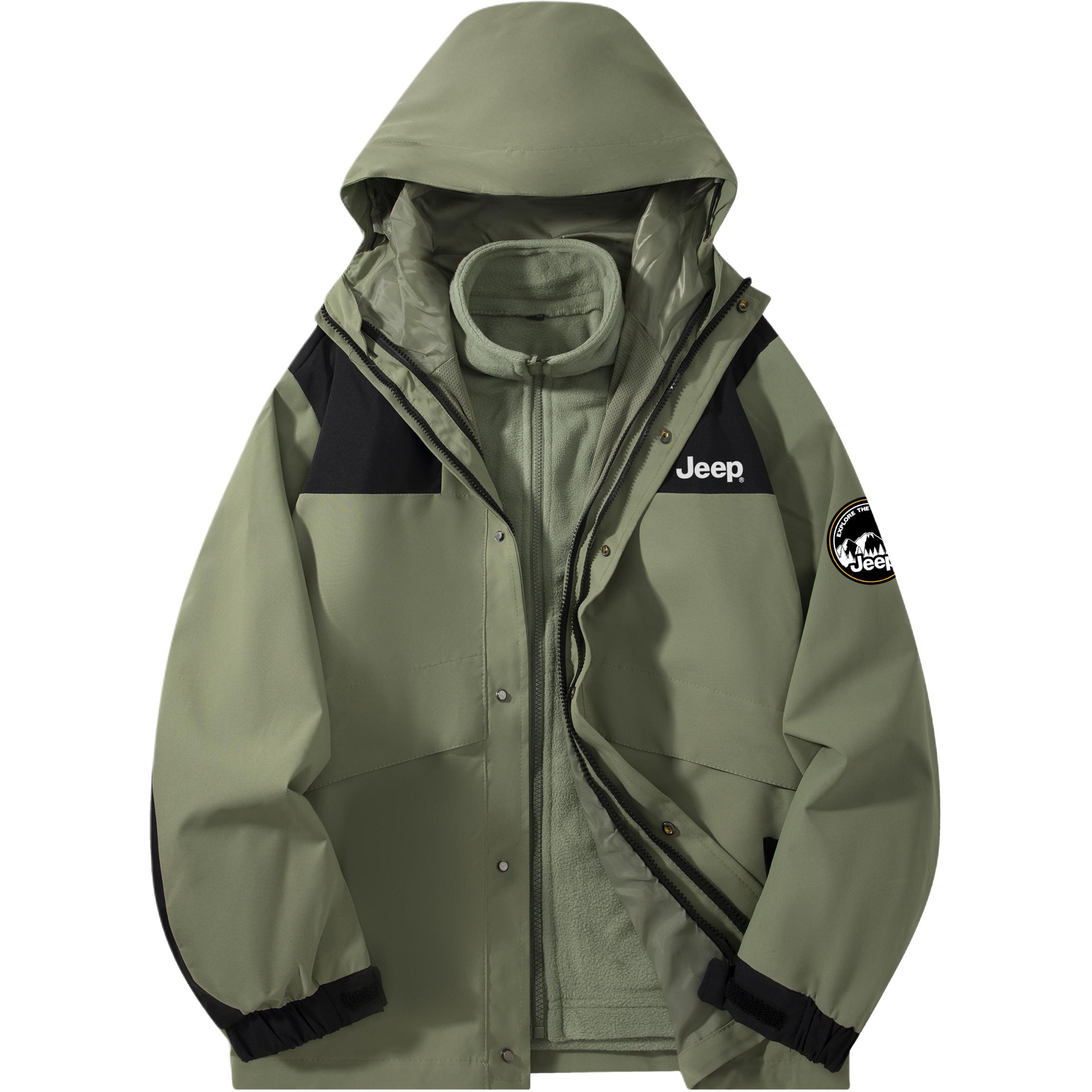 

Jeep Куртка Explorer 2.0 Унисекс, Light Army Green