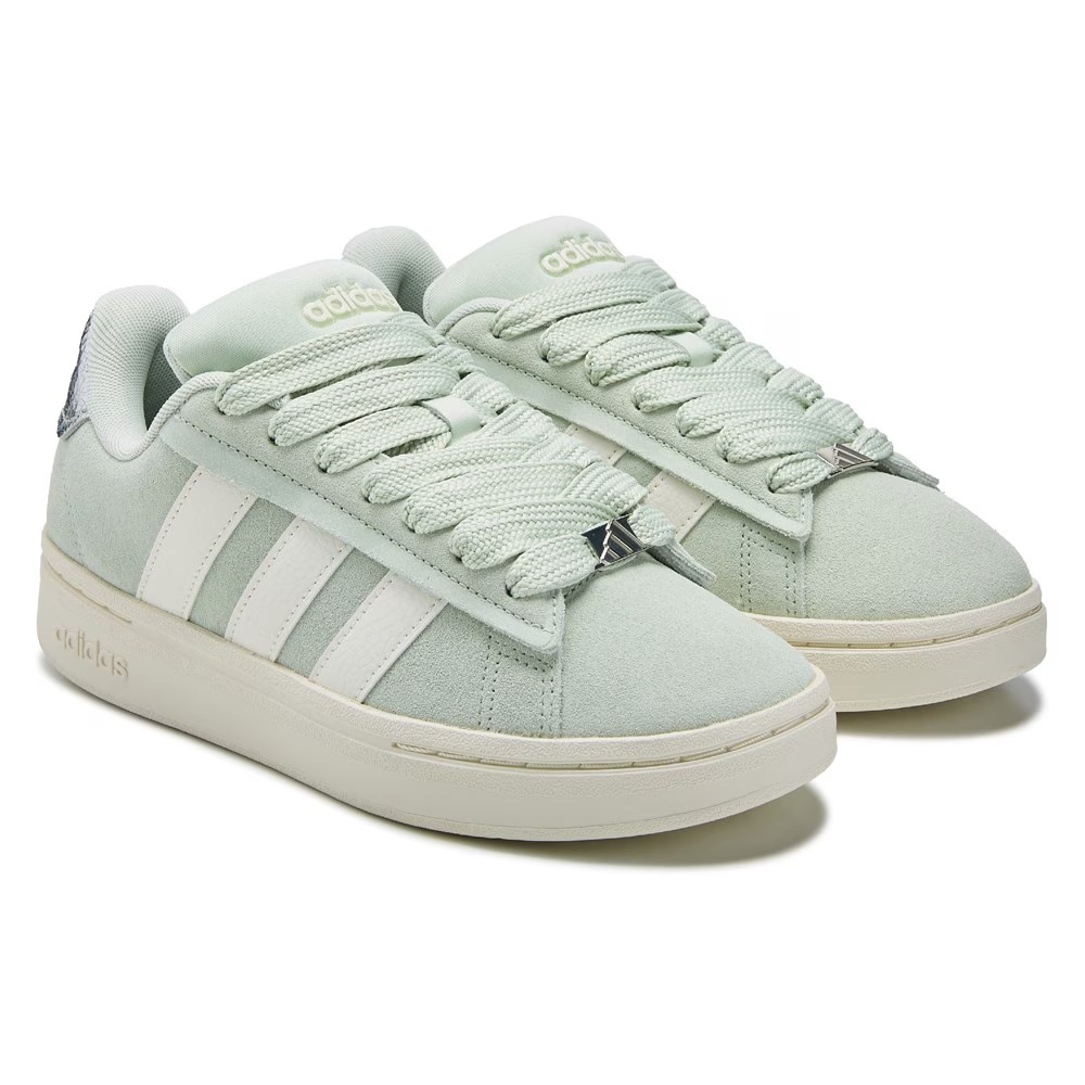 Кроссовки Adidas Grand court alpha 00s, мятно-зеленый/серебряный