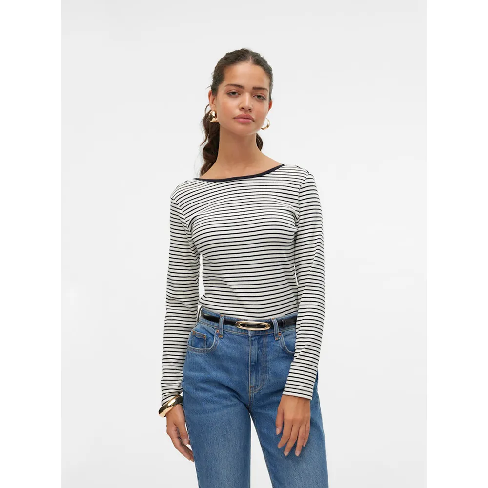 

Футболка Vero Moda Chloe Stripe 2Way, белый