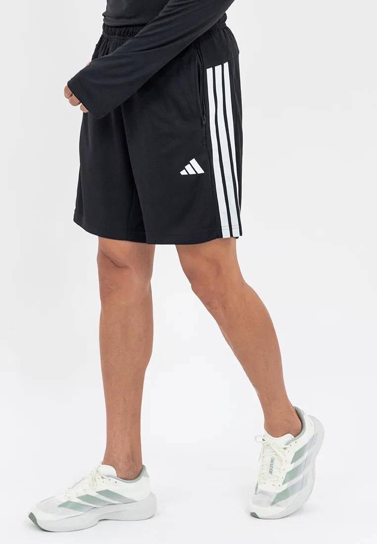 Тренировочные шорты, 18 см, с тремя полосками, Workout Essentials Base, Adidas, белый/черный — фото 2