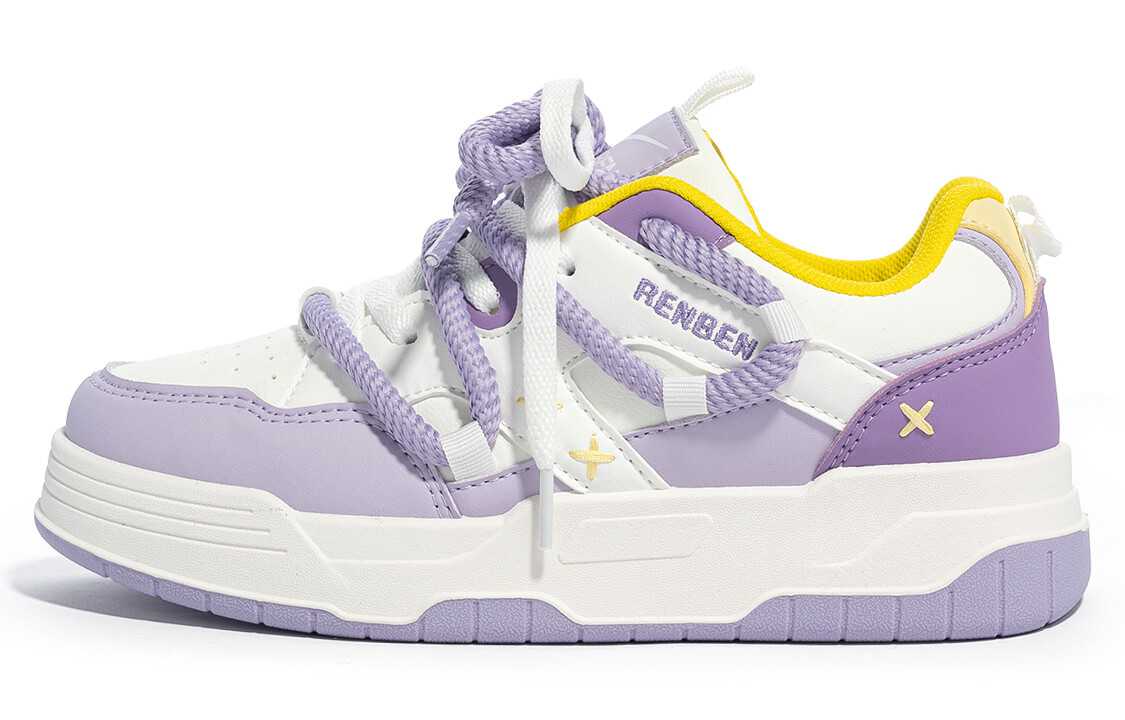 

Кроссовки RENBEN Skateboarding Shoes Women's Low-top, розовый