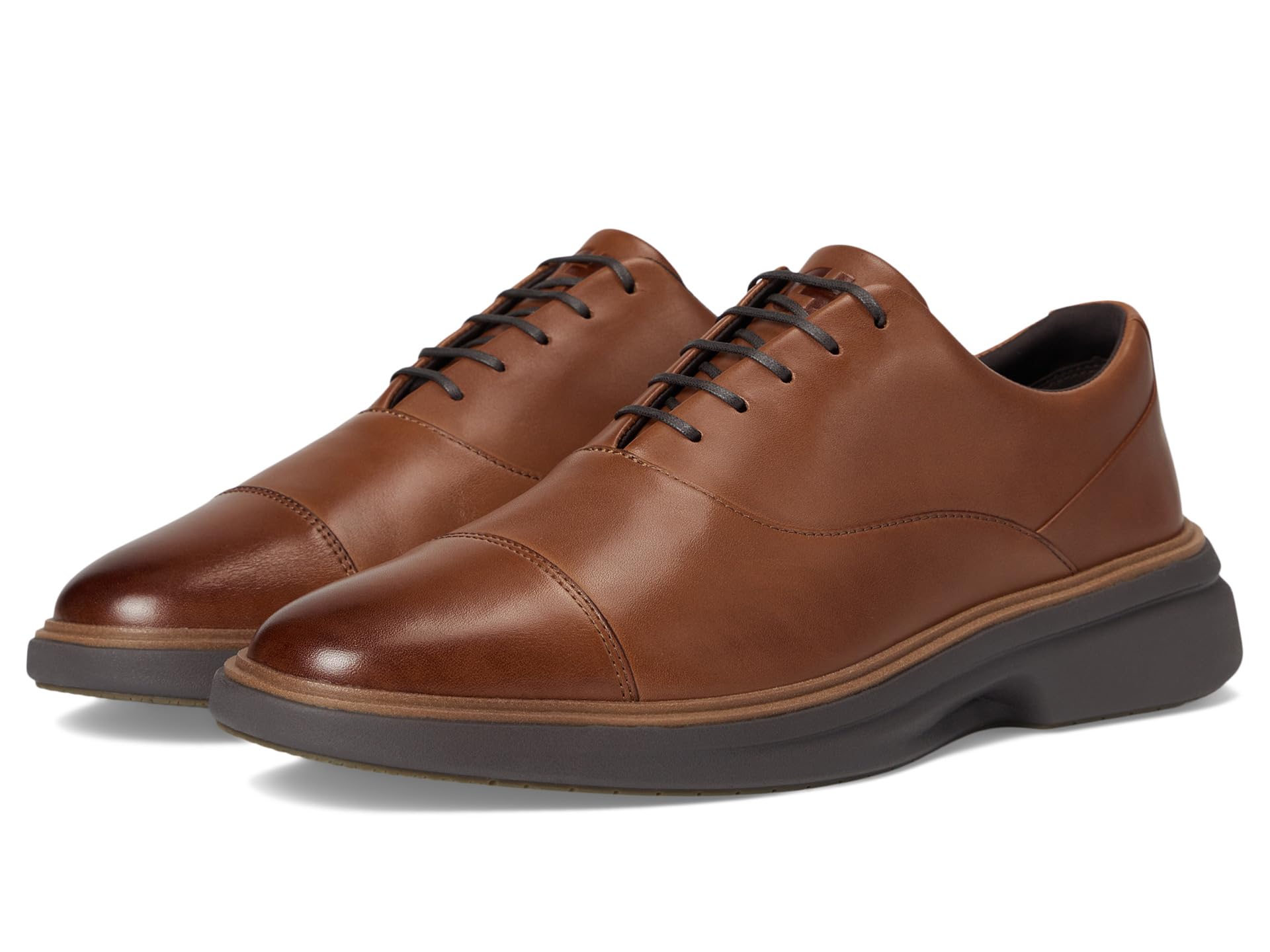 

Оксфорды Cole Haan Originalgrand Cityspectre Captoe Oxfords, цвет British Tan/Natural/Java