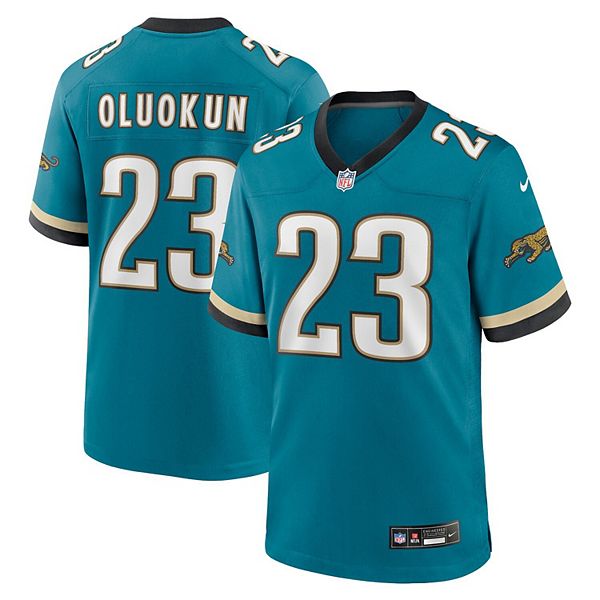 

Мужская футболка Foye Oluokun Jacksonville Jaguars Prowler Throwback Player Game Nike