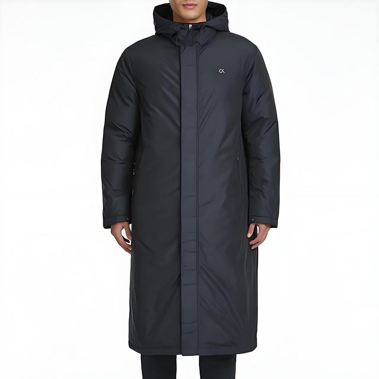 

Calvin Klein Пуховик мужской черный с капюшоном Moderate