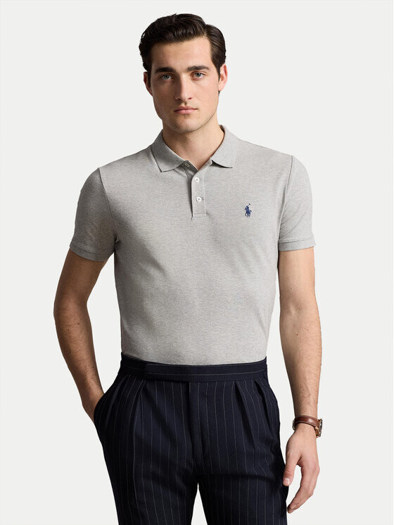 

Рубашка поло стандартного кроя Polo Ralph Lauren, серый