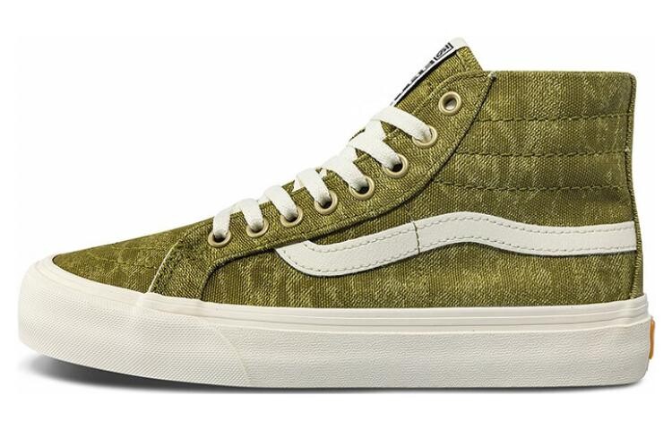 

Кроссовки Vans SK8 Skateboard Shoes Unisex High-Top Green White