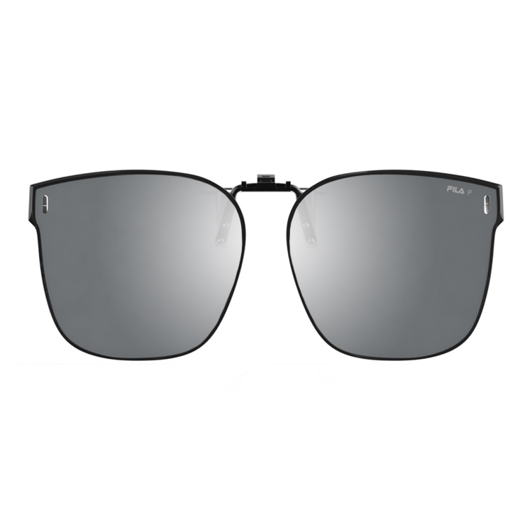 

FILA Пластиковый квадратный зажим для волос унисекс черный, Z42X Watermark Black