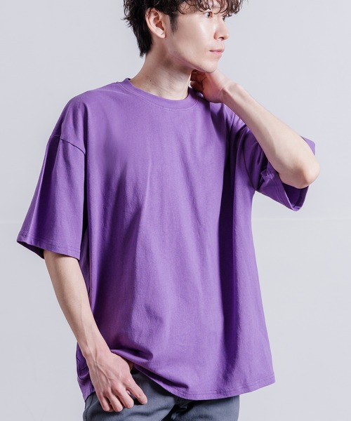 

Футболка с боковым кроем SIDEWAY STANCE, фиолетовая