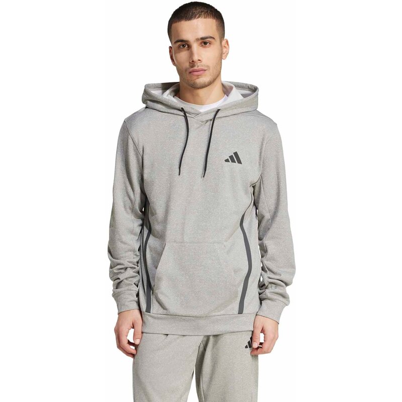 Тренировочная толстовка с капюшоном Game&Go Adidas, цвет mgreyh — фото 2