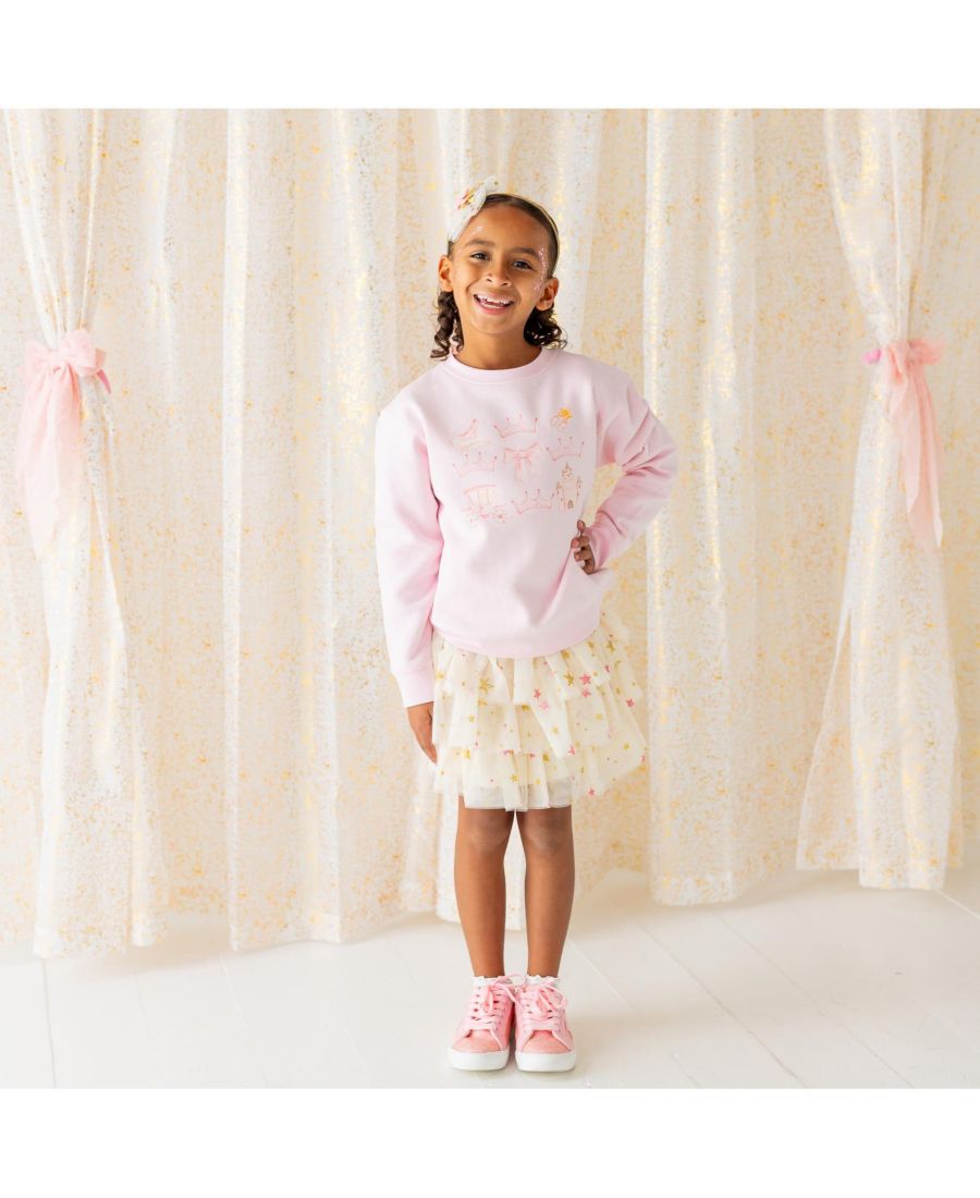 Милая толстовка принцессы для девочек Sweet Wink, Ballet pink — фото 2