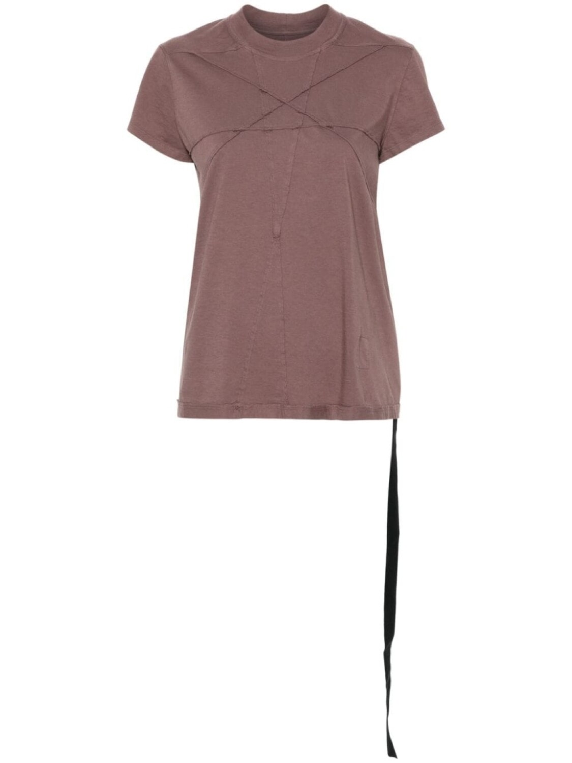 

Rick Owens DRKSHDW футболка с декоративной строчкой, фиолетовый