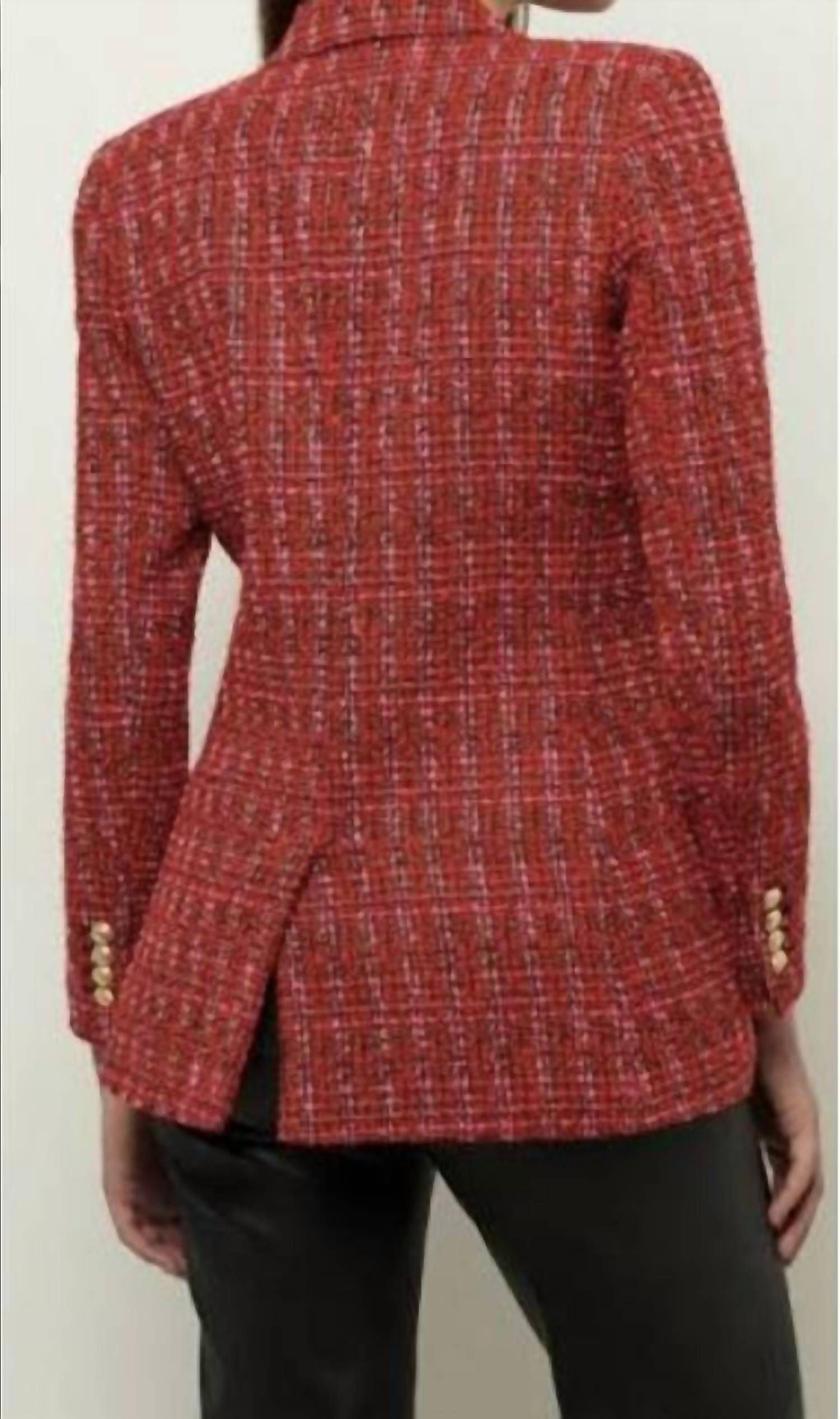 

Двубортный пиджак Walted в красном цвете Multi Derek Lam 10 Crosby
