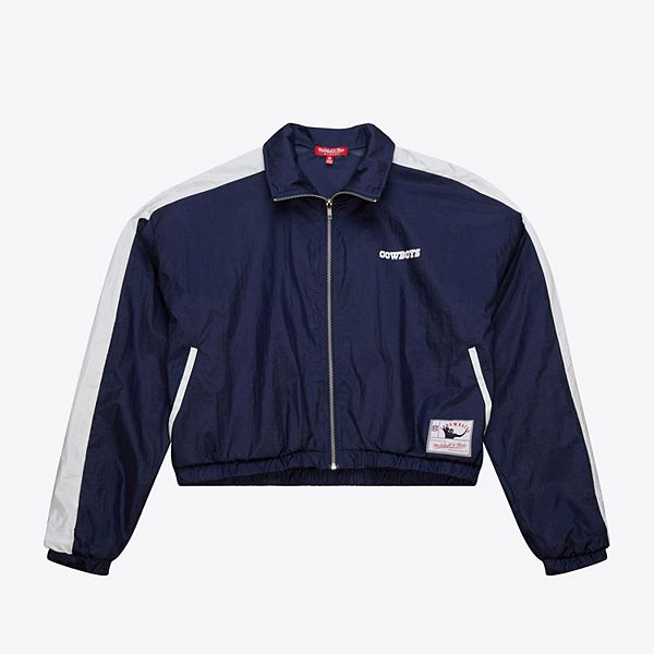 

Женская куртка Dallas Cowboys с молнией, нейлон, синий Mitchell & Ness