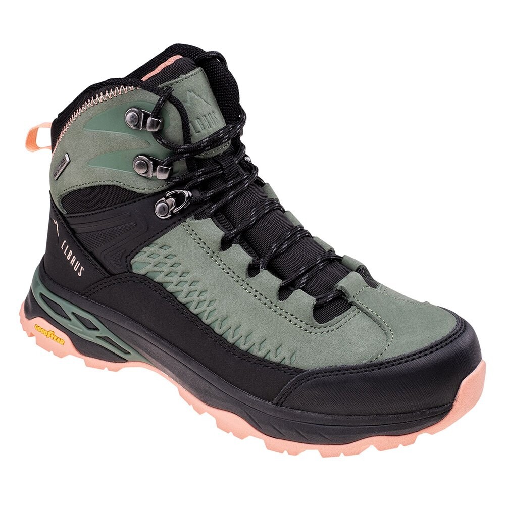 

Походные ботинки Elbrus Engen Mid WP, зеленый