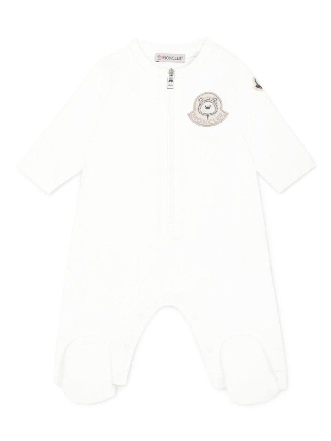 

Пижама Moncler Enfant с нашивкой-логотипом, белый